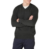 Amazon Essentials Herren V-Ausschnitt Pullover Charcoal Heather