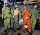 Vintage Gi Joe Lot Of 5 Adventuers /talker