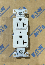 Lot of 80 Eaton 5362CHW HALF-CONTROLLED DUPLEX RECEPTACLE 20A 125V WHITE