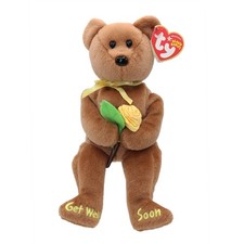 Bandage the Get Well Bear Ty Beanie Baby MWMT!