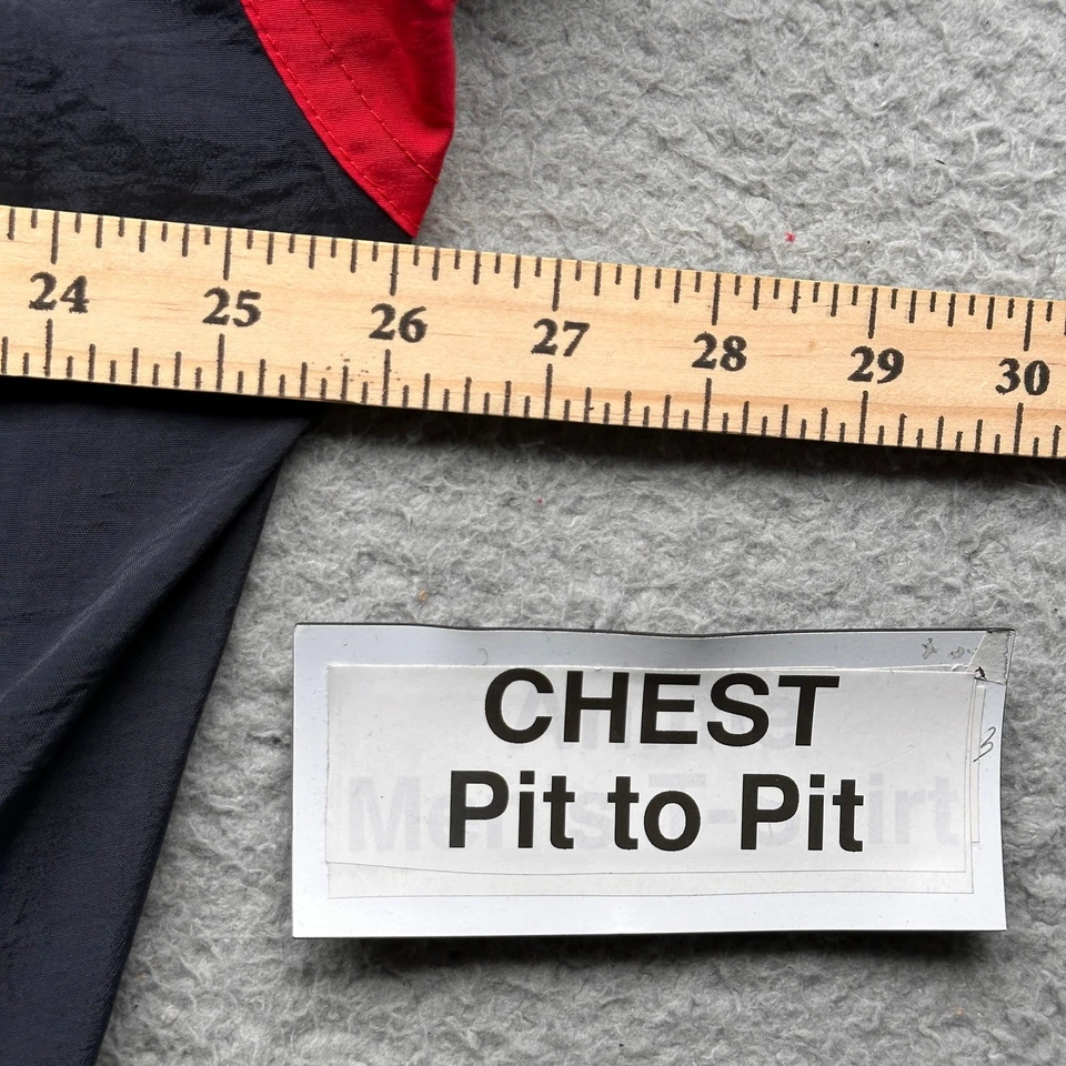 Vintage 90s Sergio Tacchini 1/2 Zip Lined Windbreaker Jacket Men 46 XL Zip Black - Image 4 of 4