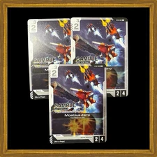 Moebius Zero - ST04-003 NM - Gundam TCG Card Game Beta Edition Playset of 3 