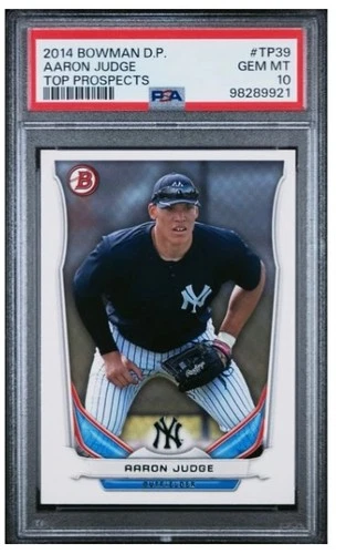 🔥 2014 BOWMAN D.P. AARON JUDGE TOP PROSPECTS Yankees RC ROOKIE PSA 10 GEM 💎