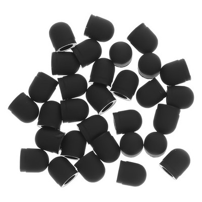 30Pcs Silicone Capacitive Stylus Tips for Touch Screen Pen Replacement Black