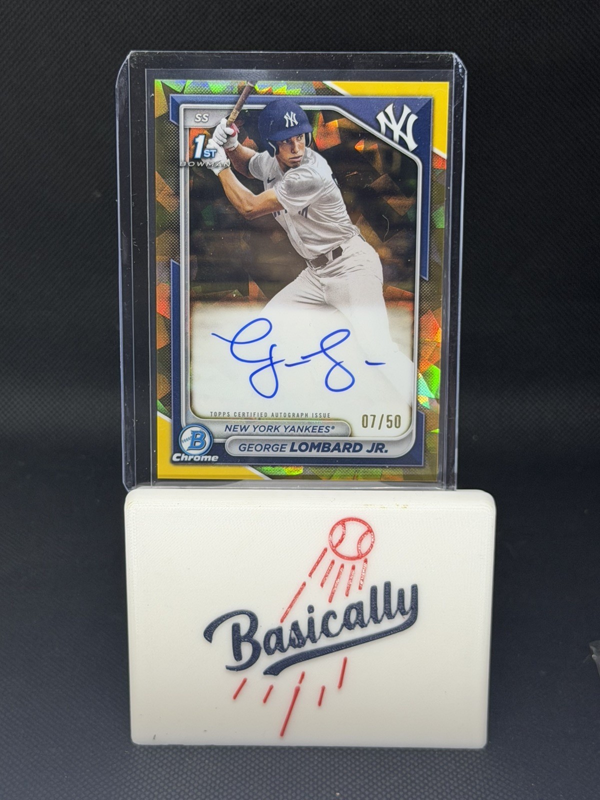 George Lombard Jr. 2024 Bowman Sapphire Edition #BSPA-GL Chrome 