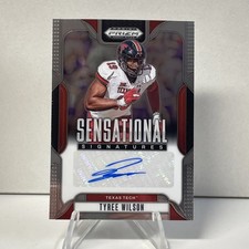 2025 Panini Prizm Draft Picks Sensational Signatures Tyree Wilson #SS-TYW