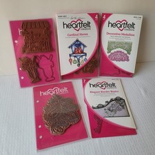 Heartfelt Creations Lot of Incomplete and Missing Cling Stamps Craft Dies