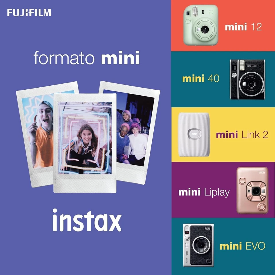 instax mini LINK2 mini film format portable smartphone instant photo printer, mu - Image 4 of 4