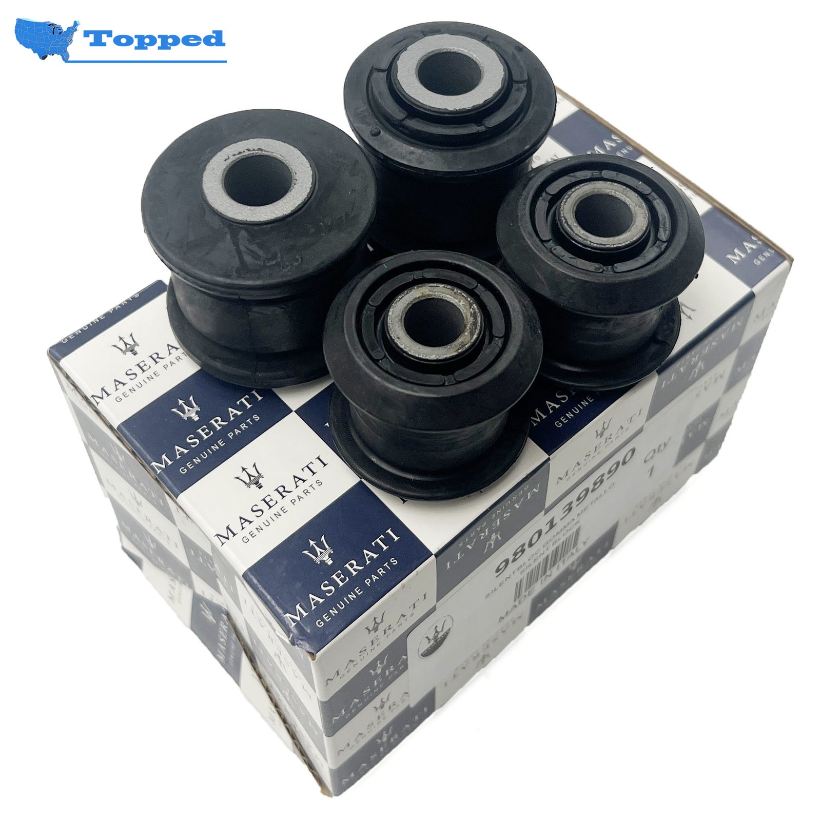 New 980139890 4pcs Rear Control Arm Bushing fit for Maserati Quattroporte GC GT