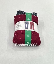 Gap Women  s 2-Pack Relaxed Fit Cotton PJ Pants, Navy, Size XL