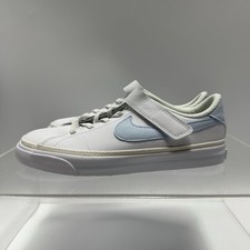 Brand New Nike Court Legacy White Sail Blue DA5381-129 Kids Size 2Y Youth Strap