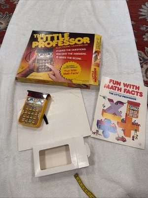 Vintage  76 Texas Instruments The Little Professor Electronic Learning Aid Works