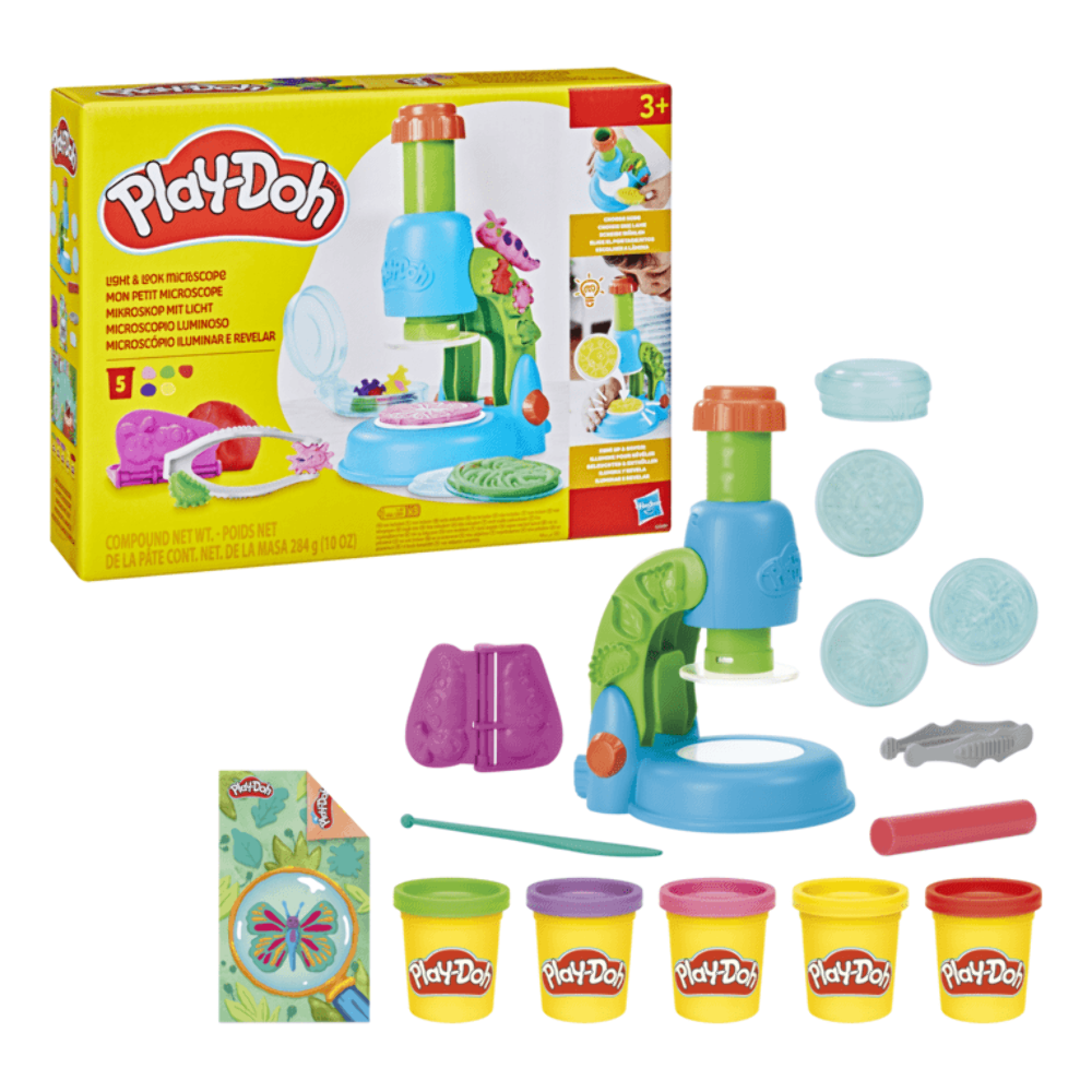 Play-Doh Wonder Glow Microscope for Kids Learning and Exploration
