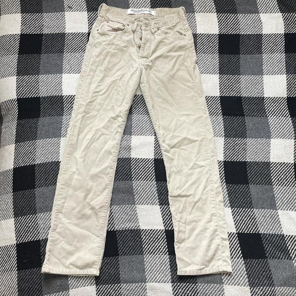 Men Diesel Trousers Beige Velvet 29 / S / 42