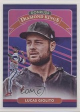 2020 Panini Donruss Diamond Kings Holo Pink Lucas Giolito #12 uk2