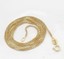 thumbnail 1 - 0.8mm Solid Foxtail Link Chain Necklace for Pendant Real 14K Yellow Gold 