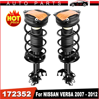 Complete Strut & Coil Spring Assembly Set – 4 Pcs – Fits Nissan Versa 2007-2012