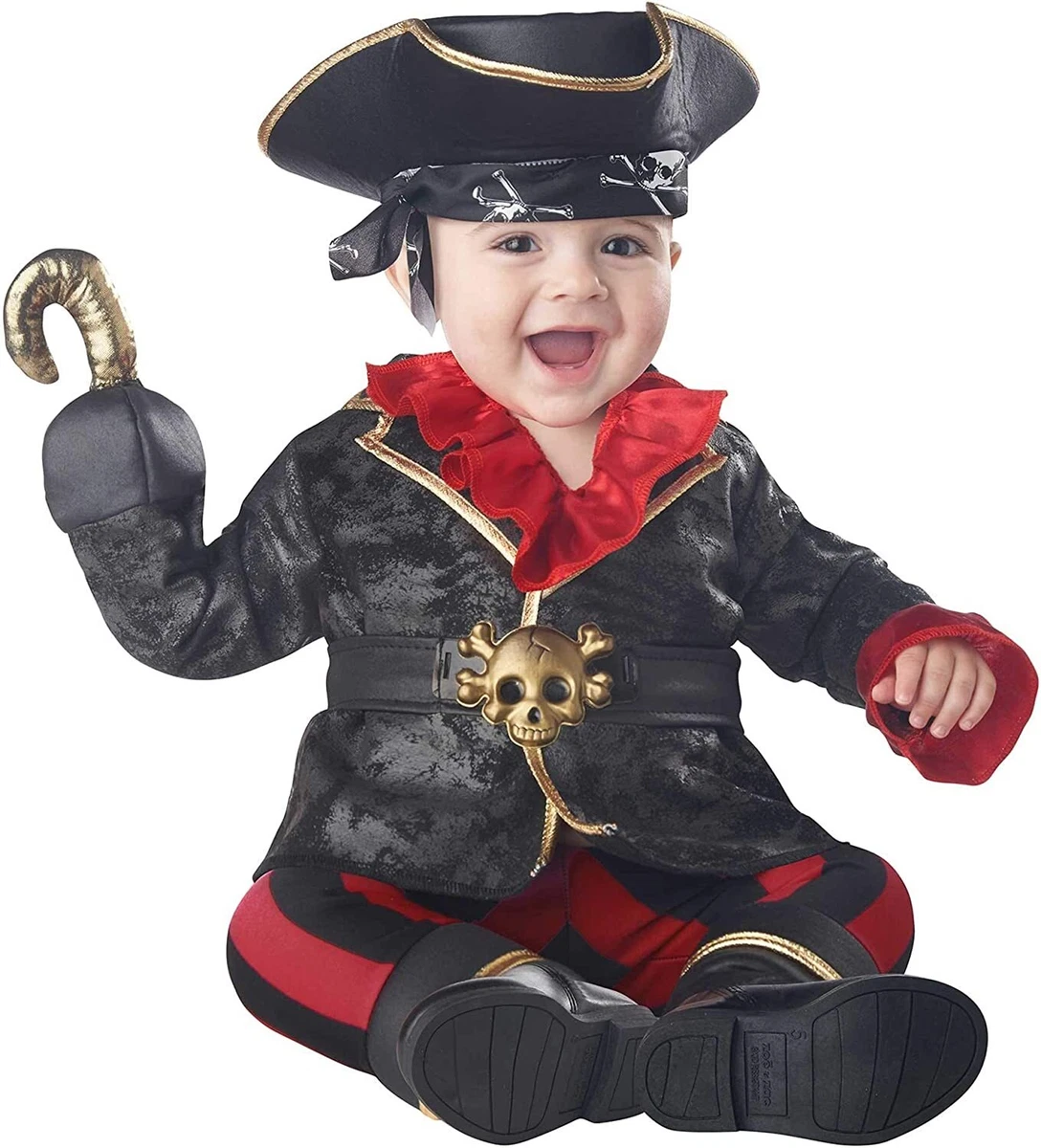 Pirate Crib ian Caribbean Captain Fancy Dress Up Halloween Toddler