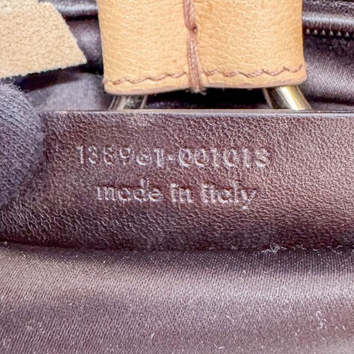 Bolso bohemio SAINT LAURENT Rive Gauche beige gamuza flecos - Imagen 17 de 18
