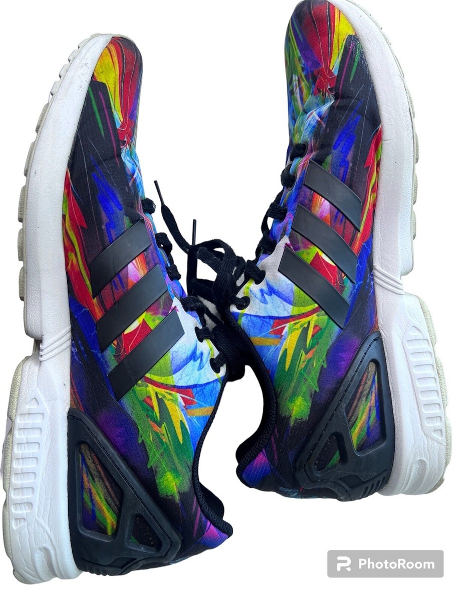 ●F.U. Adidas Torsion ZX Flux Men's Size 12 Multicolor Athletic