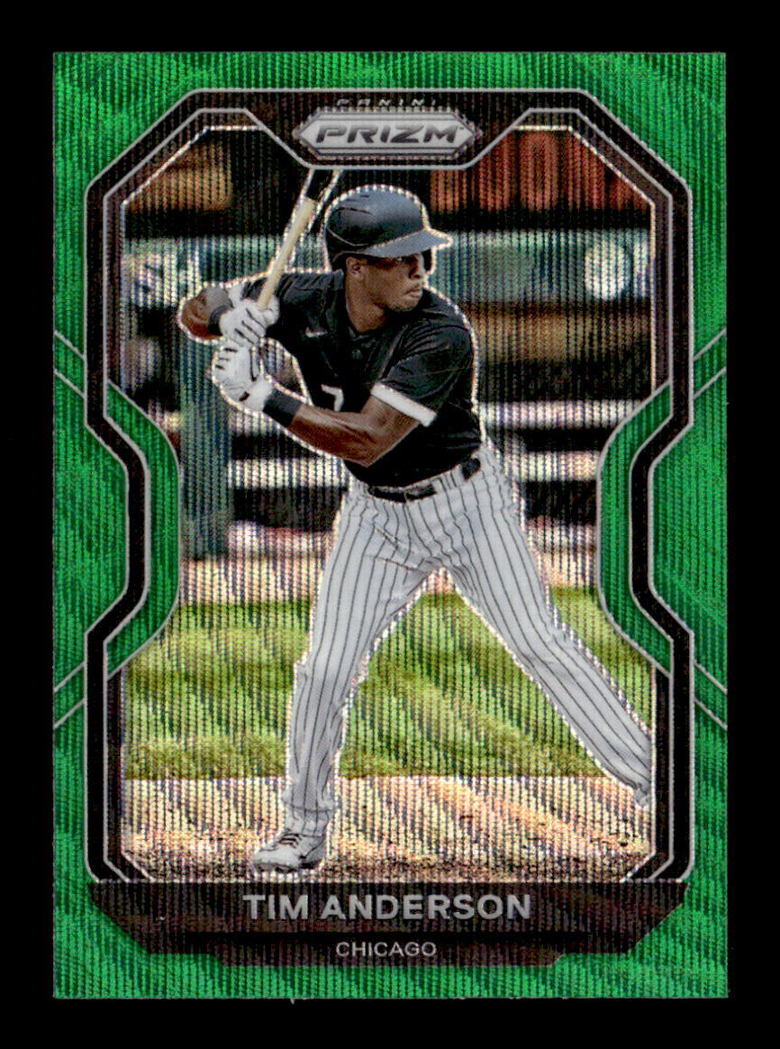 Tim Anderson 2021 Panini Prizm #71 Green Wave Prizm Chicago White Sox