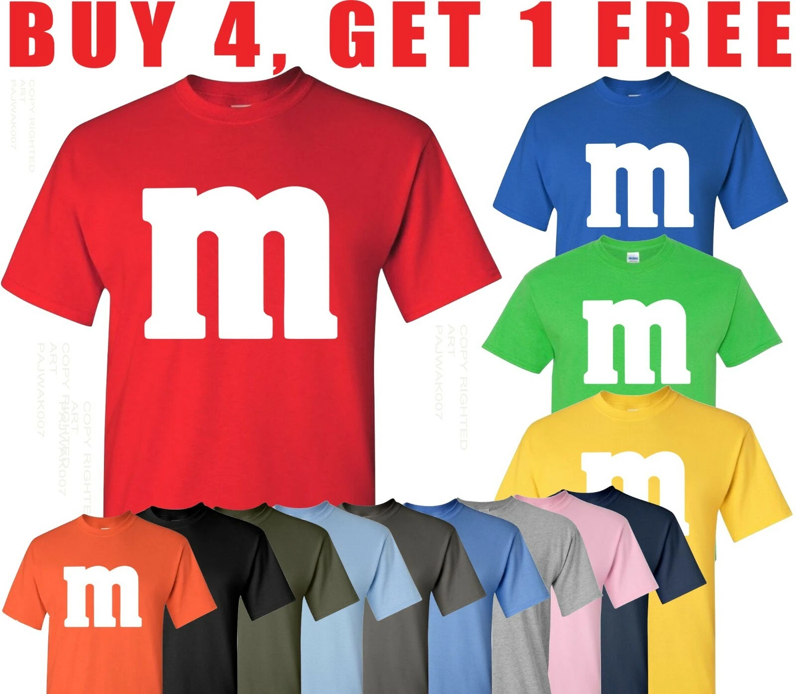 M & M T Shirt Halloween Costume M and M Tee Costume