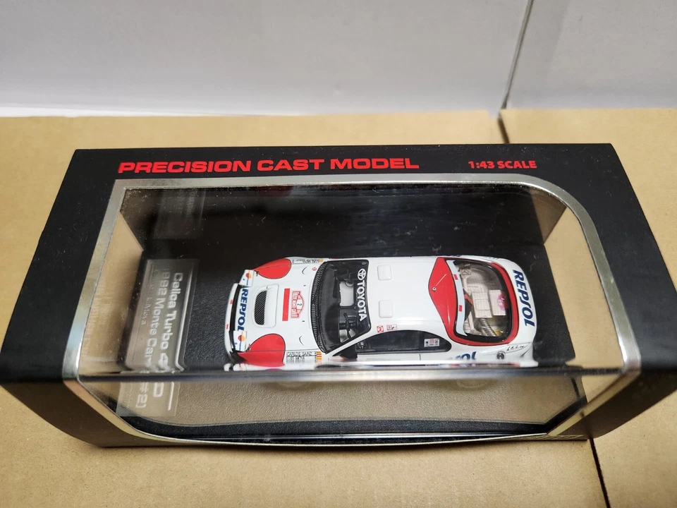 HPI TOYOTA CELICA TURBO 4WD #2 1992 MONTE CARLO 8003 1/43 - Image 2 of 4