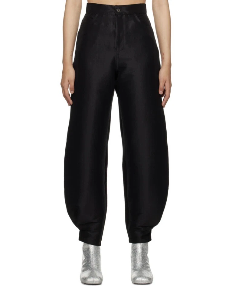 Kika Vargas Ella Balloon Trousers in Black Womens Size S NWT