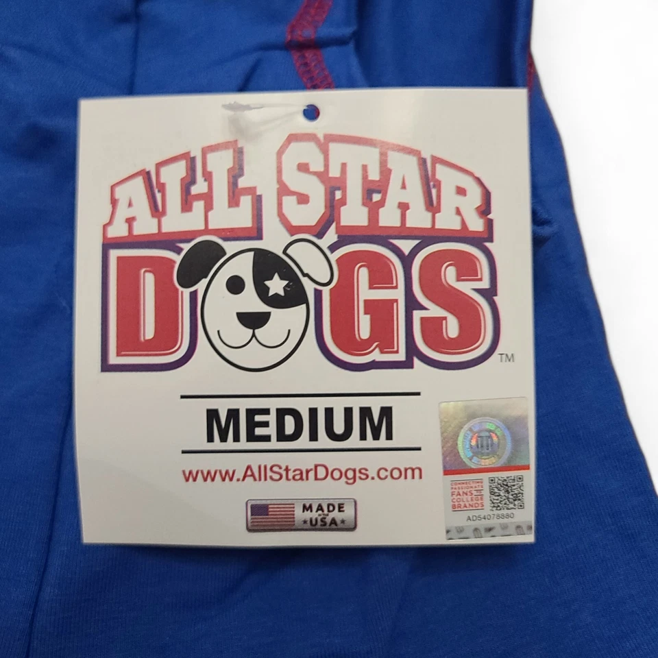 All Star Dogs - Vestido para perro Kansas Jayhawks - MEDIANO - NUEVO Foto 3 de 4