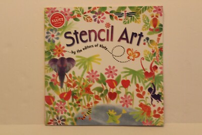 Klutz Stencil Art Instructional Book Only