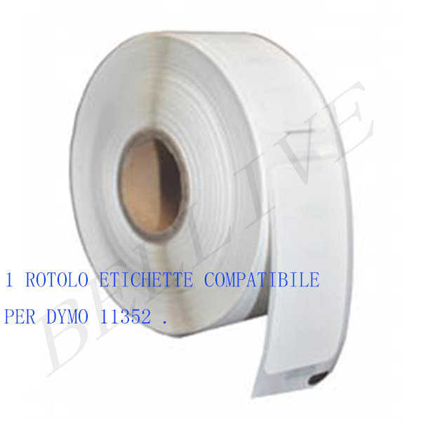 Etichette Compatibili per DYMO 11352 54mmX25mm S0722520 LABELWRITER 400 450 BL