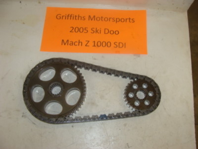 2005 SKIDOO 1000 REV MACH Z SDI 06? 07? chain drive gears 504152