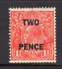 AUSTRALIA PREDECIMAL KGV SURCHARGE VERY FINE MINT....