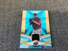 2009 Upper Deck Spectrum Swatches #SS-BW Brandon Webb Baseball Card 48/99 Dbacks