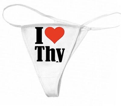 String Tanga I Love Thy Geschenk Geburtstag Valentinstag Weihnachten
