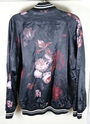 Lad Musician Reversible Floral Print Bomber Jacket SS18 Size 46 Brand New
