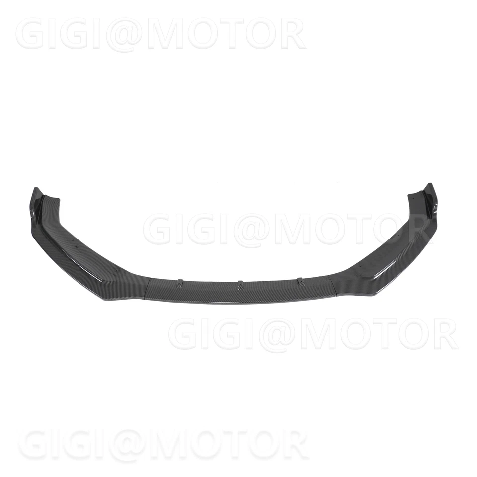 Fits For Audi A5 S5 B9 2/4Door 2017-2019 Painted Carbon V Style Front Bumper Lip - Image 3 of 4
