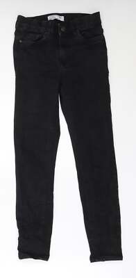 365 Denim Damen schwarz Baumwollmischung Skinny Jeans Größe 8 L25