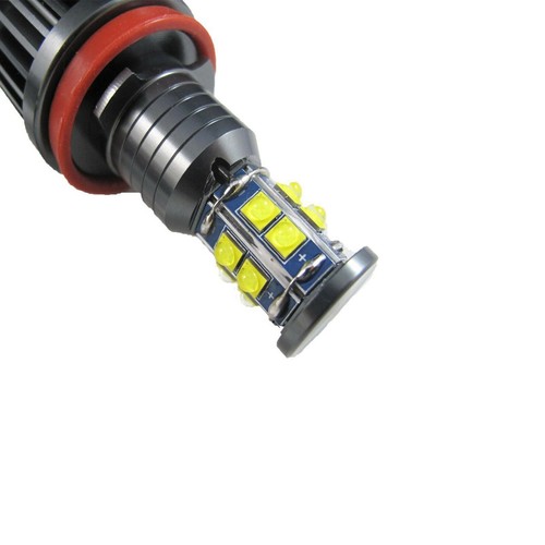 for BMW E90 E92 E93 High Power White H8 LED Angel Eye Halo Ring Mark Light 2pcs - Picture 3 of 12