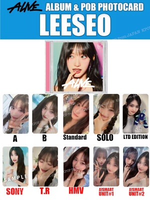 IVE LEESEO ALIVE ALBUM POB Photocard SONY HMV A!SMART Lucky Draw