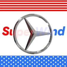 SuperWind for AMG CLA250 CLA Mercedes W117 SILVER Star Emblem Trunk Lid Rear