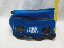 Bud Light Beer 24-Can Insulated Cooler Bag with Bluetooth Stereo Speakers