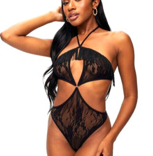 Ann Summers Size XL/XXL The Reveller Body New with Tags Black Bodysuit