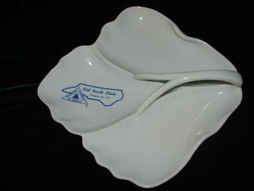 Antique 1875 Porcelain North State Telephone Advertising Tray with Handle - Picture 3 of 3