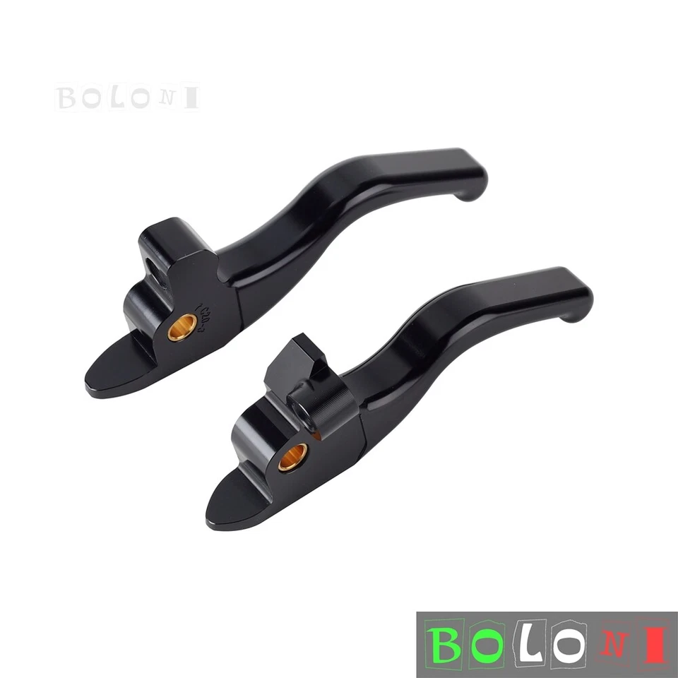 3 Finger Brake Levers Set For 2017-2020 Harley Touring Glide Road King Tri Glide - Imagem 3 de 4