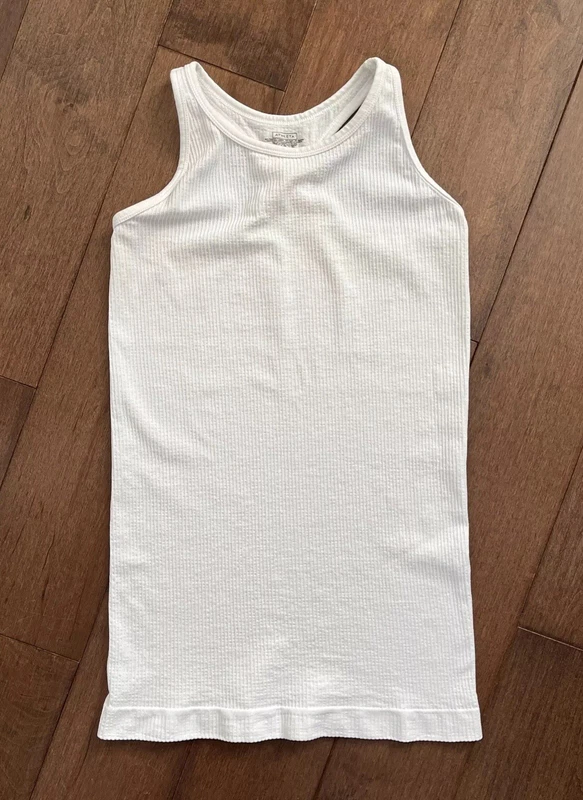 athleta ribbed classic long fit racerback tank-top