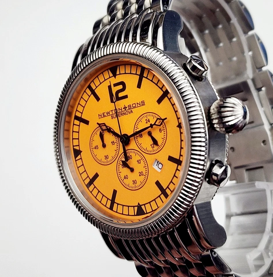 RARE,UNIQUE Men's CHRONOGRAPH Watch NEWTON-SONS QS.204.046 - Image 2 of 4