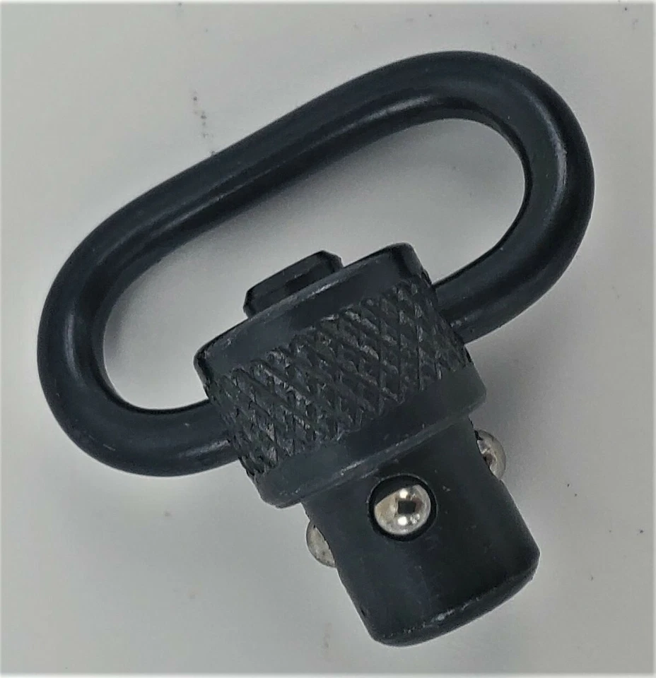 Eslinga giratoria QD de desmontaje rápido/botón pulsador de alta resistencia, paquete de 2 bucles de 1" Foto 3 de 4