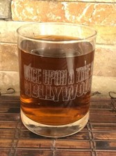 Once Upon A Time in Hollywood Movie Collectible Whiskey Glass 8 Oz