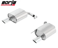 Borla S-Type Axle-Back Exhaust Dual 4" Tips For 15-23 Ford Mustang EcoBoost 2.3L